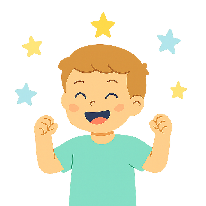 4. I bambini guadagnano stelline e collezionano divertenti badge e/o ricompense completando le attività quotidiane.